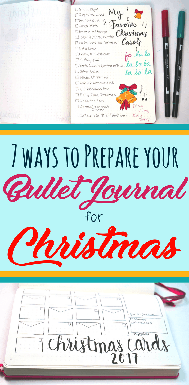 7 Jolly Bullet Journal Ideas for Christmas Planning Mindfully