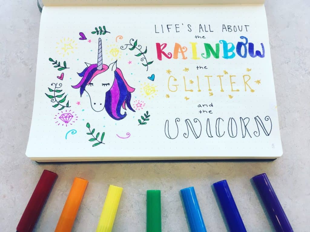 12 inspirational bullet journal