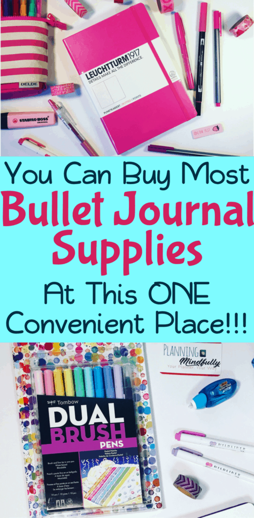 The Ultimate One Stop Shop for Bullet Journal Supplies Planning Mindfully