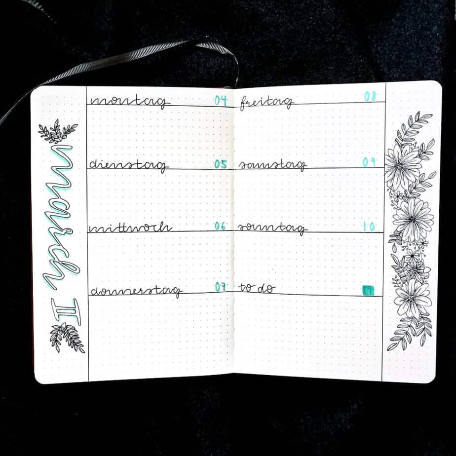 The Best Bullet Journal Weekly Layout Setup Guide - Planning Mindfully