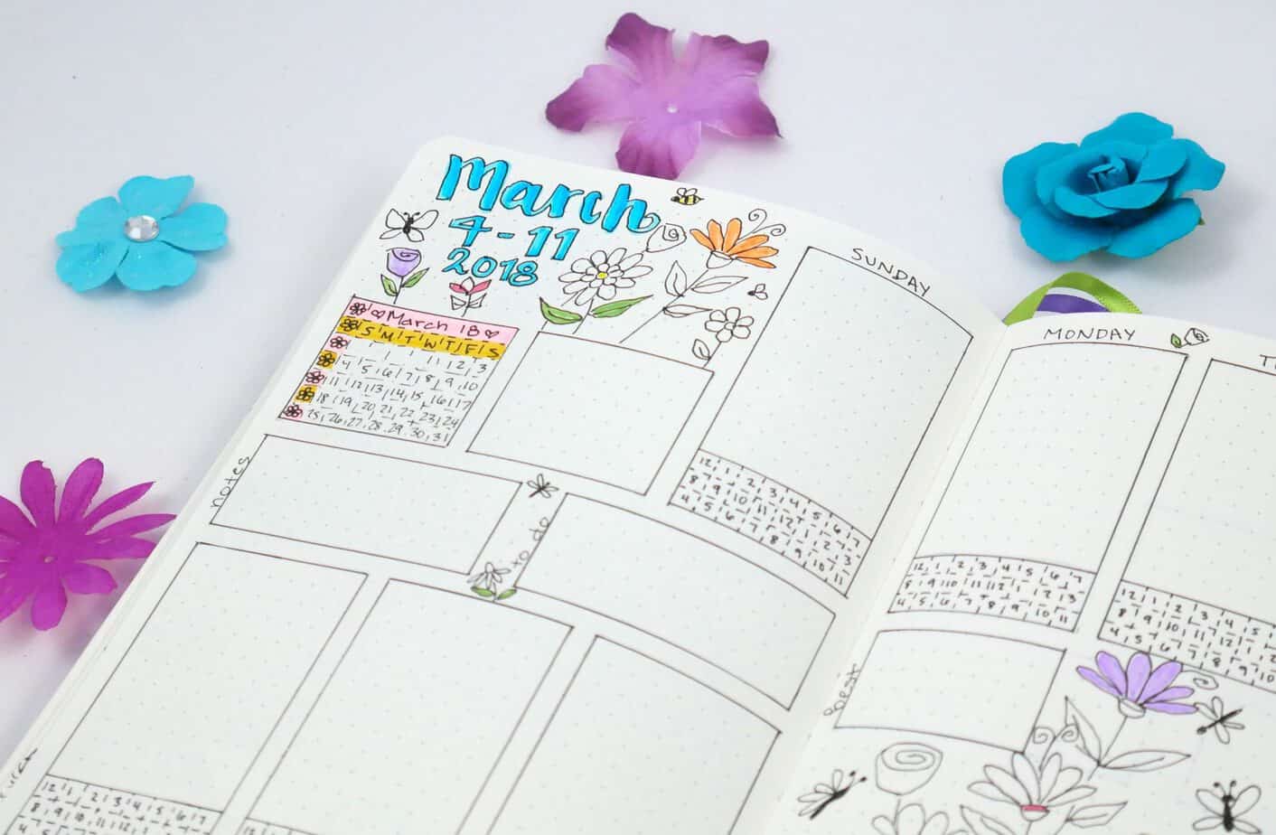 NOTE BOX Stickers Planner Stickers  Hand Drawn Bullet Journal (BuJo) –  EbeeGbee