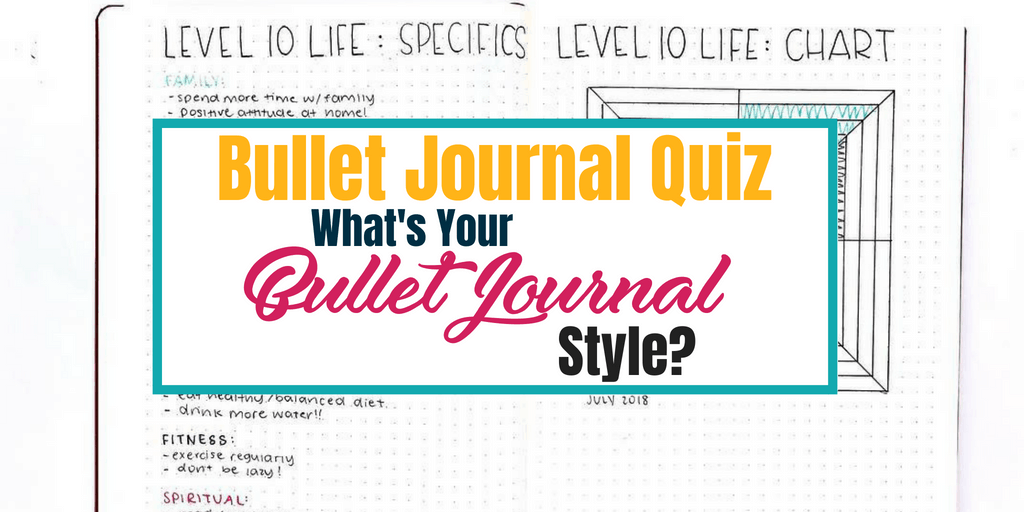 Bullet Journal Quiz What's Your Bullet Journal Style? Planning Mindfully