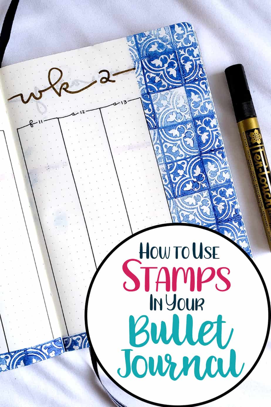How to Use Bullet Journal Stamps to Spice Up Your Page Planning Mindfully