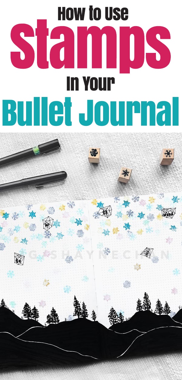 How to Use Bullet Journal Stamps to Spice Up Your Page Planning Mindfully